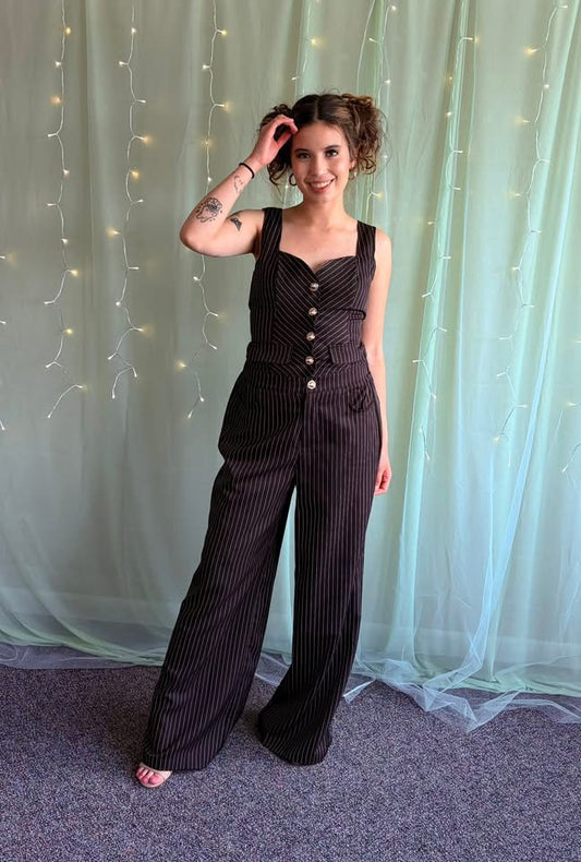 Miss Independent Lace-Up Vest