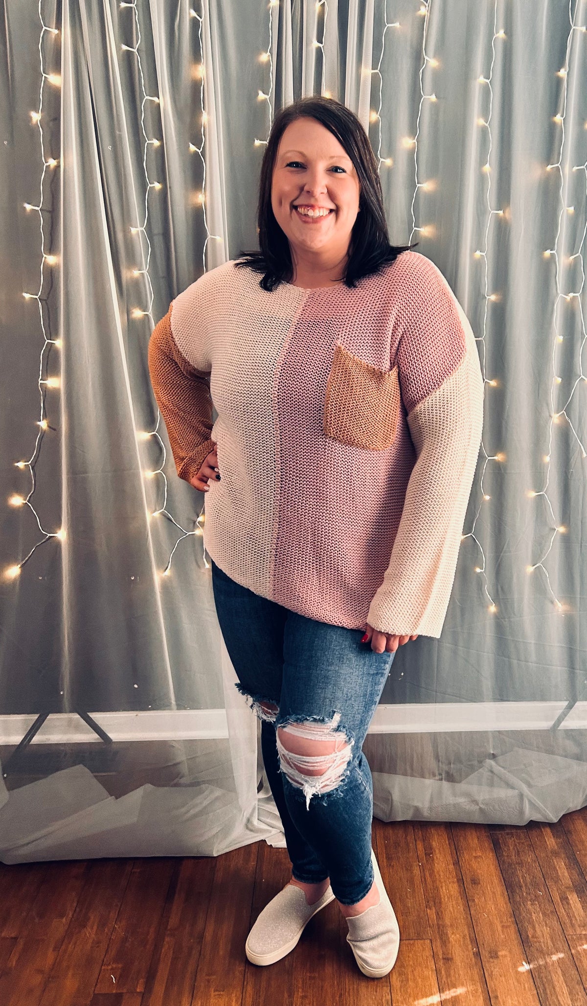 Color Block Sweater