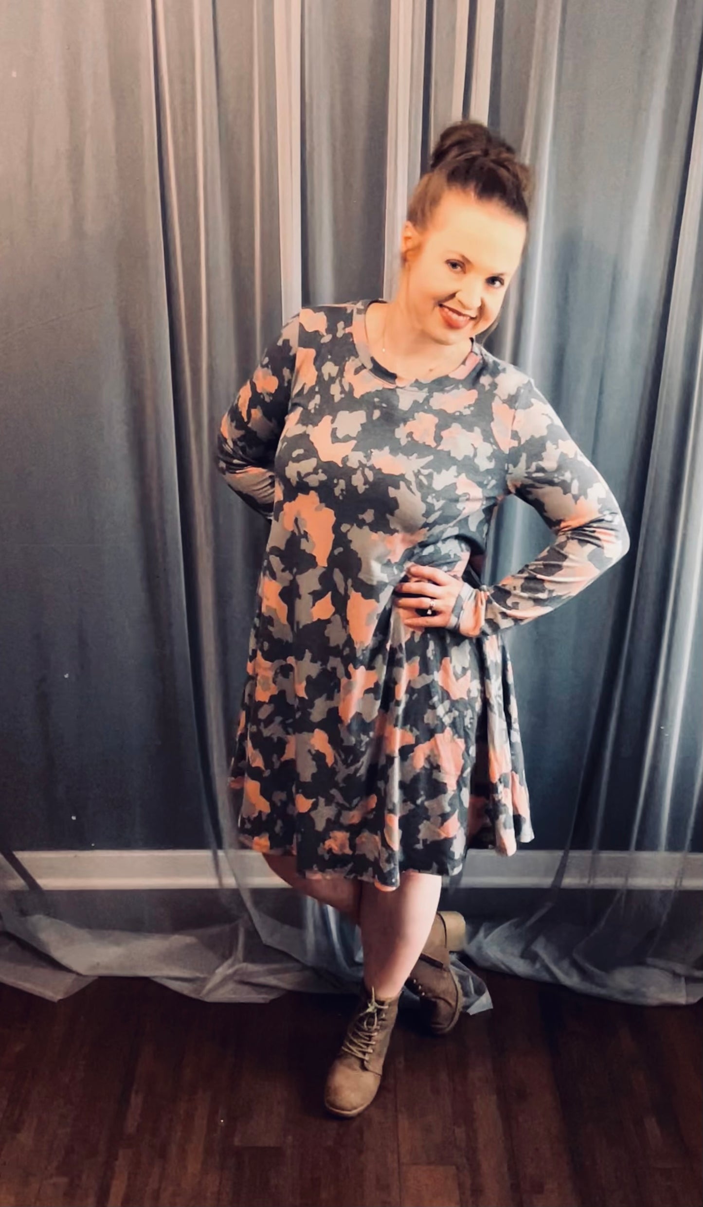 Camo Swing Dress