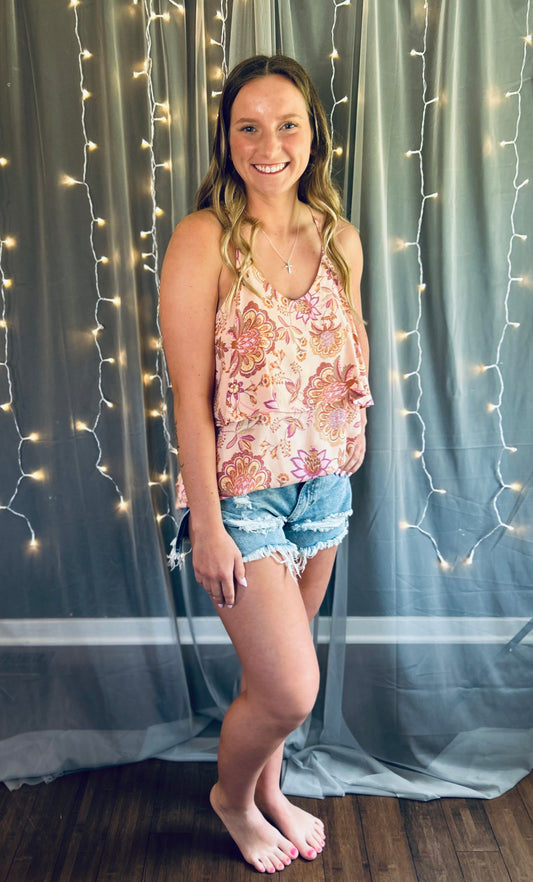 V-Neck 2 Layer Cami