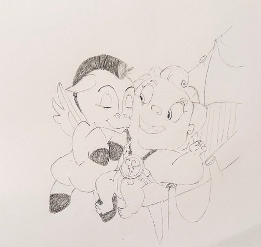 Baby Pegasus and Baby Hercules