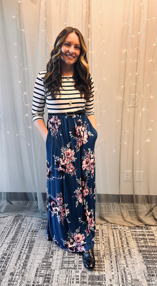 Opposites Attract Maxi Dress