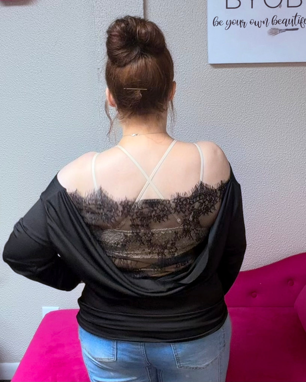 Black Lace Back