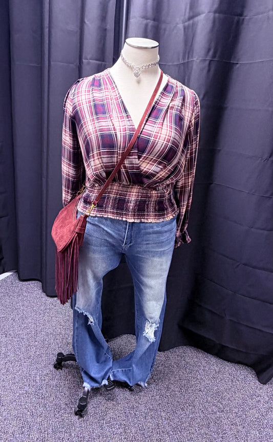 Plum in Plaid
